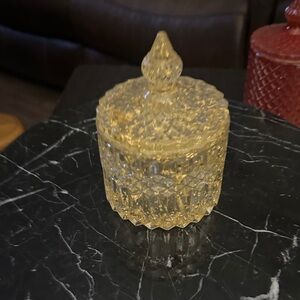 Golden Resin Handmade Decorative Jar